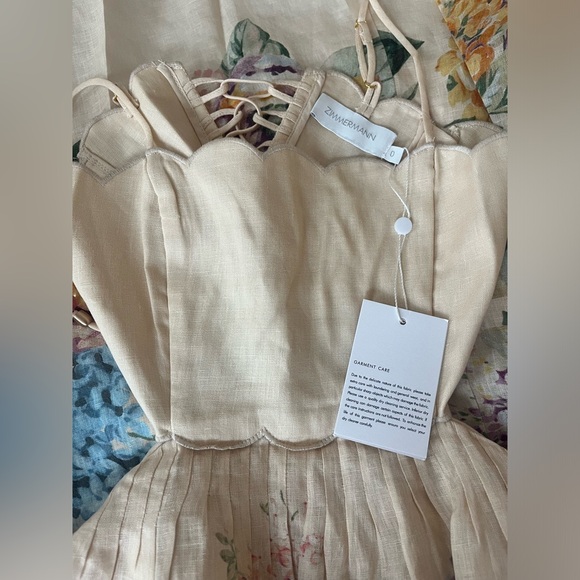 Zimmermann Halliday scallop midi dress - Picture 7 of 13